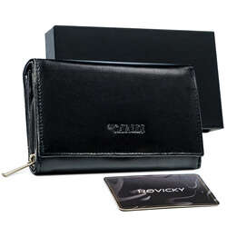 Duży, skórzany portfel damski z systemem RFID 4U Cavaldi