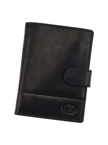 Klasyczny portfel męski skórzany EL FORREST 988-61 RFID czarny