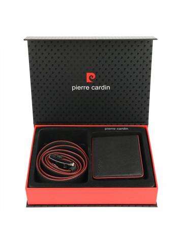 Pierre Cardin ZG-104 czarny + czerwony