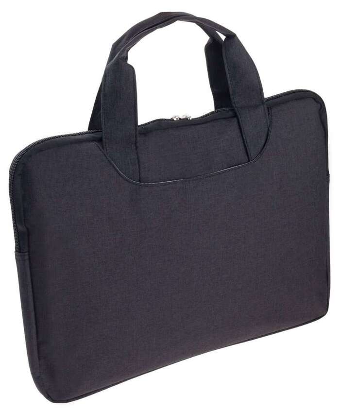 Duża, materiałowa torba na laptopa do 15 cali - Rovicky